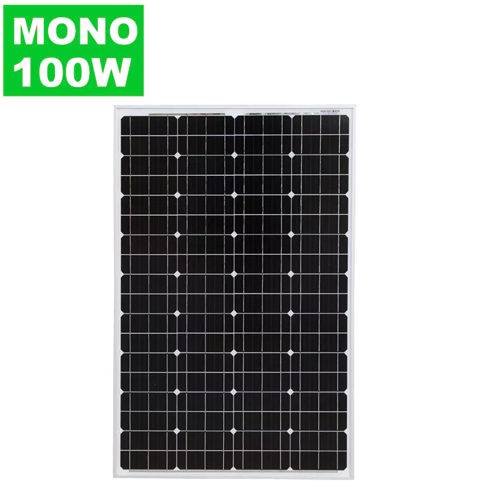 100W Monocrystalline solar panel